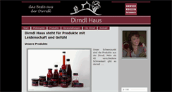 Desktop Screenshot of dirndl-haus.at